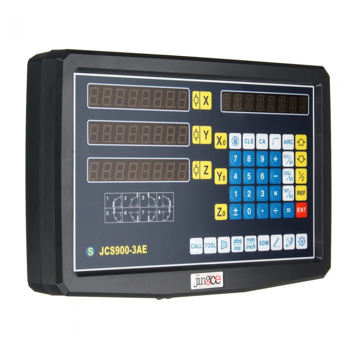 2/3 Axis Grating CNC Milling Digital Readout Display / 50-1000mm Electronic Linear Scale Lathe Tool