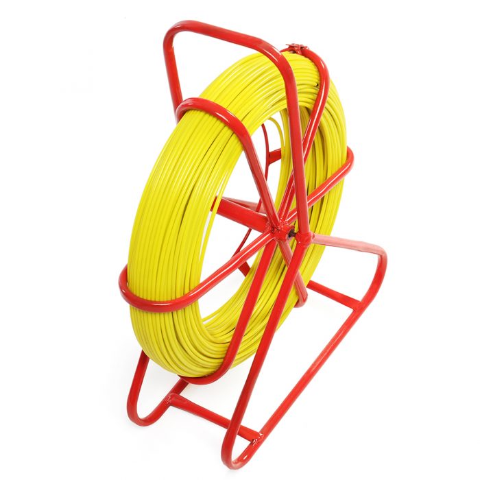 Fish Tape Fiberglass Pulling Cable Wire Running Tube Rod Duct Puller Tool 4.5mmX150m 6mm*180m 9mm*150m