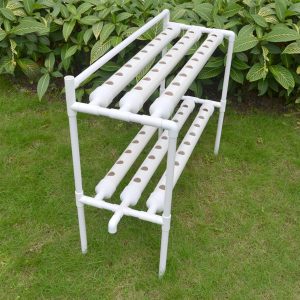 54 Holes Vertical Hydroponic Piping Site Grow Kit Deep Water Culture Vegetable Planting Box System