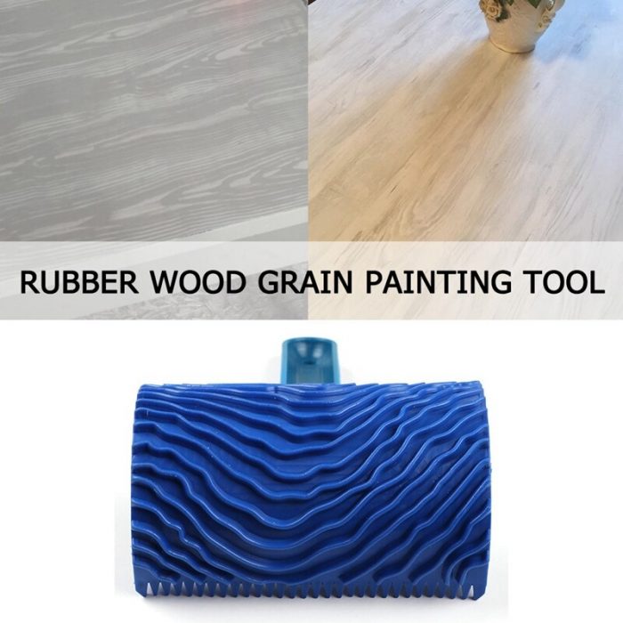 Rubber Blue Graining Painting tool Wood Graining Pattern Wall Painting Decoration DIY Tool For Wall Decorative