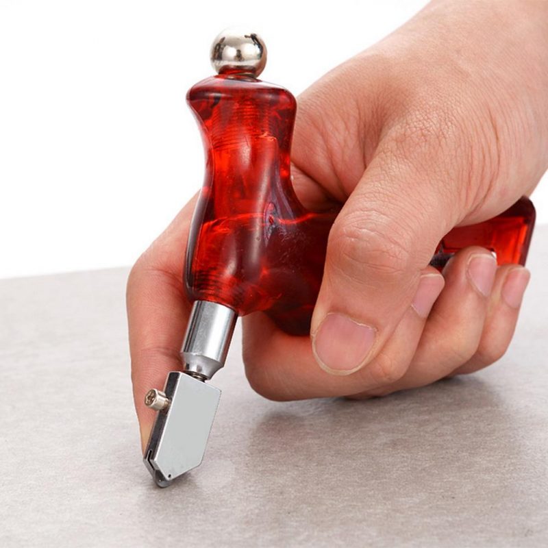 Roller Hand Held Glass Cutter Wear Resistant High Hardness Objects Cutting Tool For Glass Tiles Mirrors Cutting