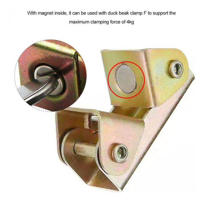 Magnetic V-type Clamps V-shaped Welding Holder Welding Fixture Adjustable Magnet V-Pads Hand Tools Metal Working Tool