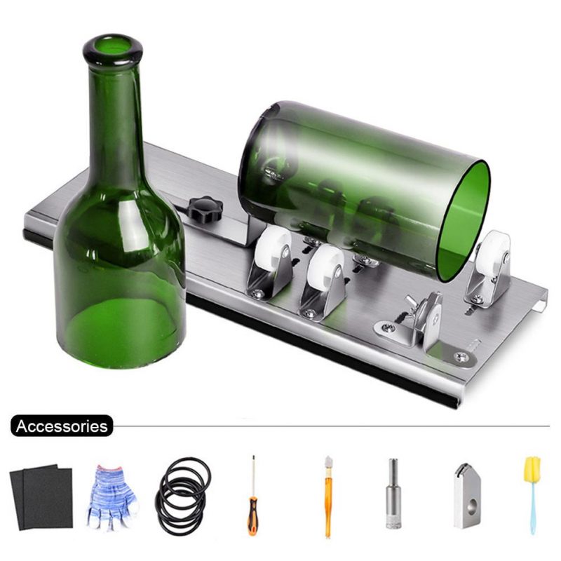 NEW Profesional Glass Bottle Cutter Kit Bottle Cutter DIY Machine Glass Cutter Tools Set