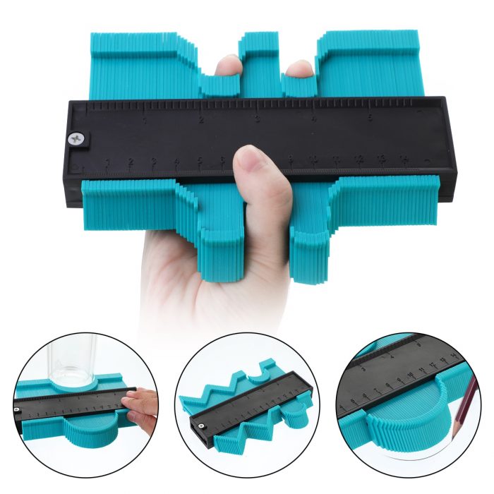 Profile Measuring Tools Deep Duplicator Tiling Laminate Woodworking Multi-functional Irregular Plastic Gauge Contour Gauge Ruled