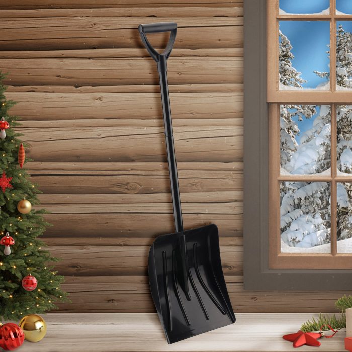 30# Outdoor Aluminium Alloy Folding Snow Shovel Retractable Tools Hiking Shaped Handle Garden Multifunctional Ice Remove Winter