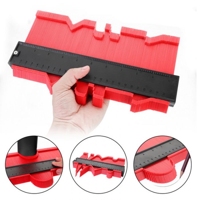 12/14/25 Cm ABS Irregular Contours Gauge Arc Ruler Measuring Radiant Ruler Contour Meter Marking Tile Cuts Tiling Laminate Tool