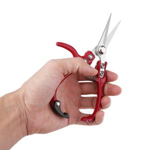 Multi-function Garden Scissors with Safety Buckle Labor-saving Stainless Steel Spring Gardening Pruning Shear Plant Cutter