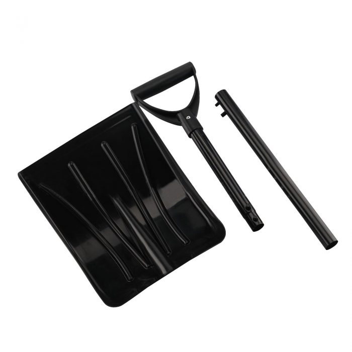 30# Outdoor Aluminium Alloy Folding Snow Shovel Retractable Tools Hiking Shaped Handle Garden Multifunctional Ice Remove Winter