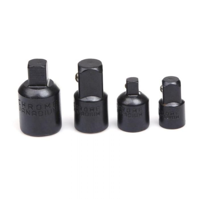 4pcs 1/4 3/8 1/2 Drive Socket Adapter Converter Reducer Air Impact Craftsman Socket Wrench Adapter Hand Tools Set BI115+