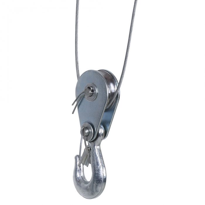 Durable 100/200kg Electric Cable Hoist Lifting Wire Hanging Crane Lifting Tools US Plug 110V