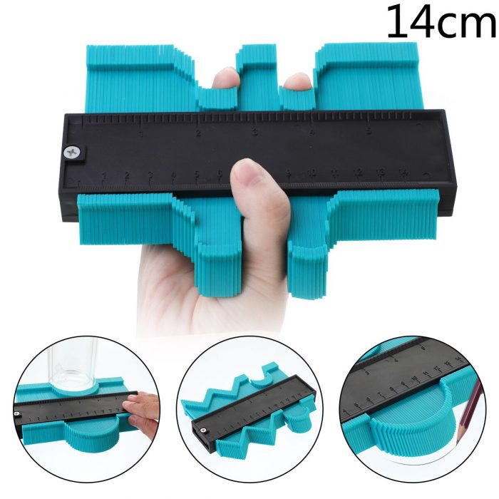 Multi-functional Contour Gauge Tools for Tiles Shaping Wood Measuring Tools Laminate Tiles Tool 12/14/25/50cm