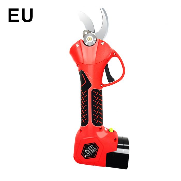 300 W 16.8V Cordless Pruner Hand-held Electric Pruner Shear with 2 Battery Efficient Fruit Tree Bonsai Pruning Branches Cutter