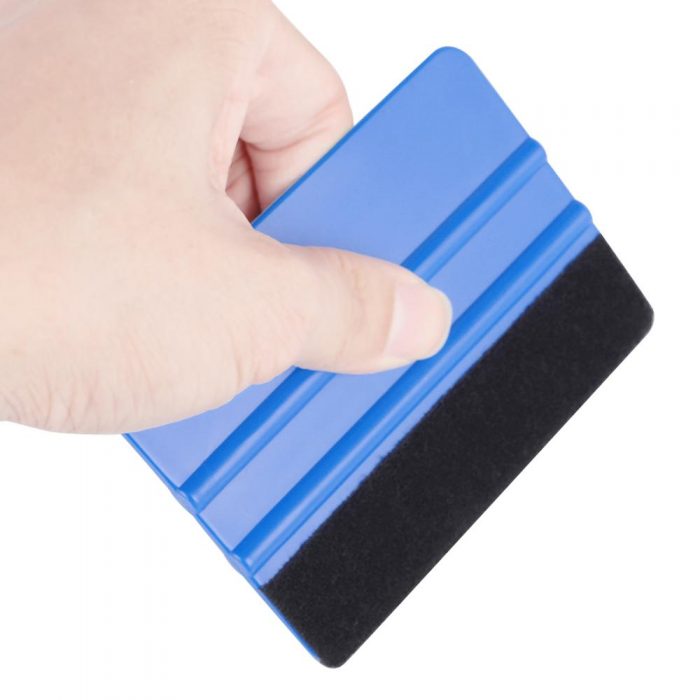 High Recommend 10Pcs Durable Blue Squeegee Felt Edge Scraper Car Decals Vinyl Wrapping & Tint Tools Wholesale Quick delivery CSV