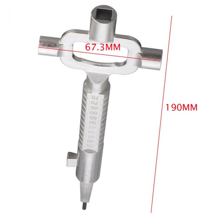 Silver Locksmith Tool Multi Purpose Cylinder Gauge Cam Turner Spindle Turner For Car Inspection Accessories Dropshipping