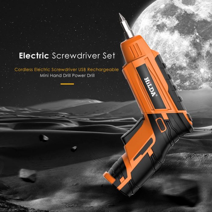 Cordless Electric Screwdriver USB Rechargeable Mini Hand Drill Power Drill Wrench Power Tools