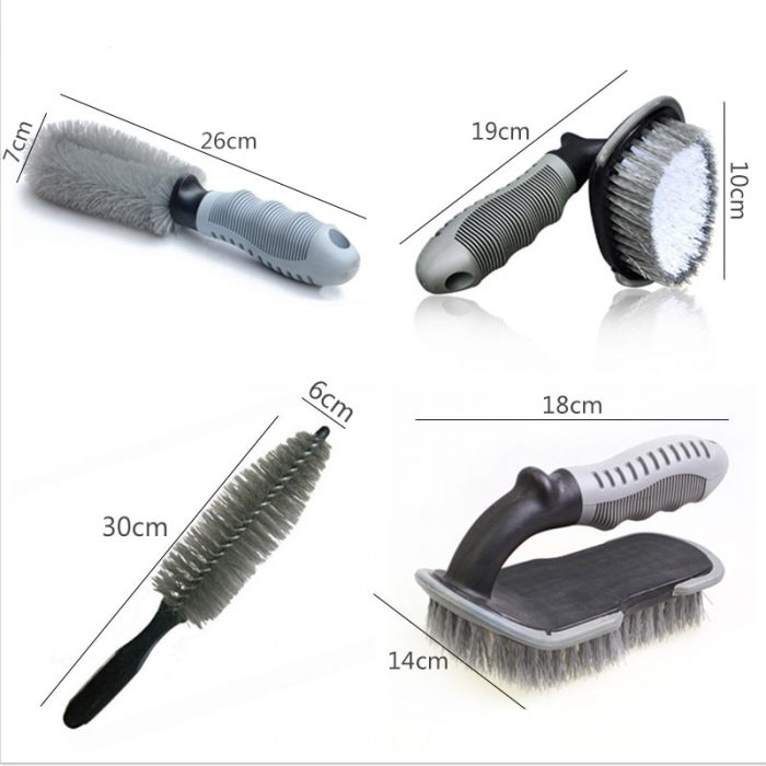 Car Wheel Cleaner Brush Detailing Brush Car Wheel Wash Brush Wheel Rims Tire Washing Brush Auto Scrub Brush Car Wash Tools Hot