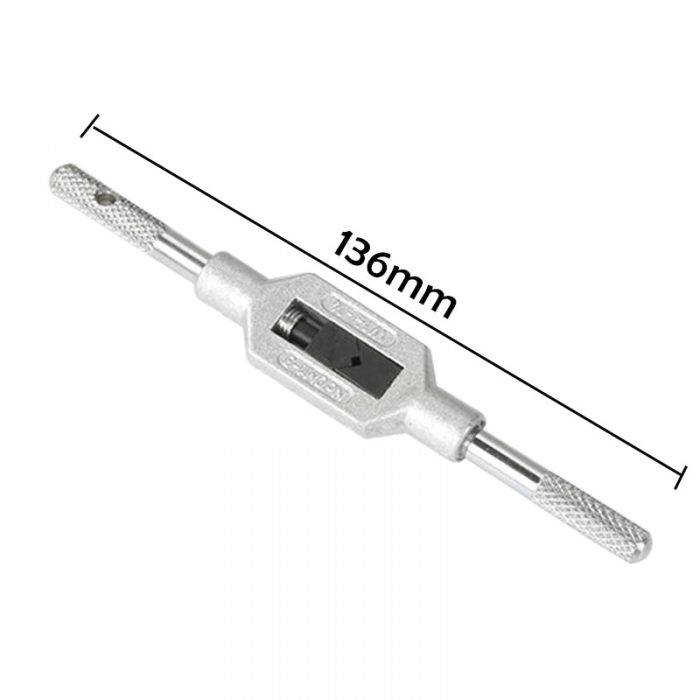 M1-8/M1-10/M1-12 Adjustable Tap Wrench For Thread Tap Handle Steel Hand Taps Holder Tapping Reamer Tools