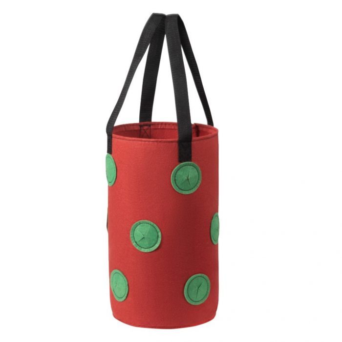 Strawberry Planting Bag Creative Multi-mouth Container Bag Grow Planter Pouch Root Plant Growing Pot Bag Side Home Garden Tool