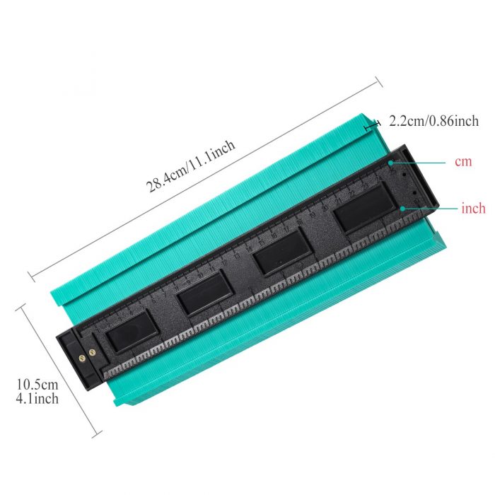 Multi-functional Contour Gauge Tools for Tiles Shaping Wood Measuring Tools Laminate Tiles Tool 12/14/25/50cm