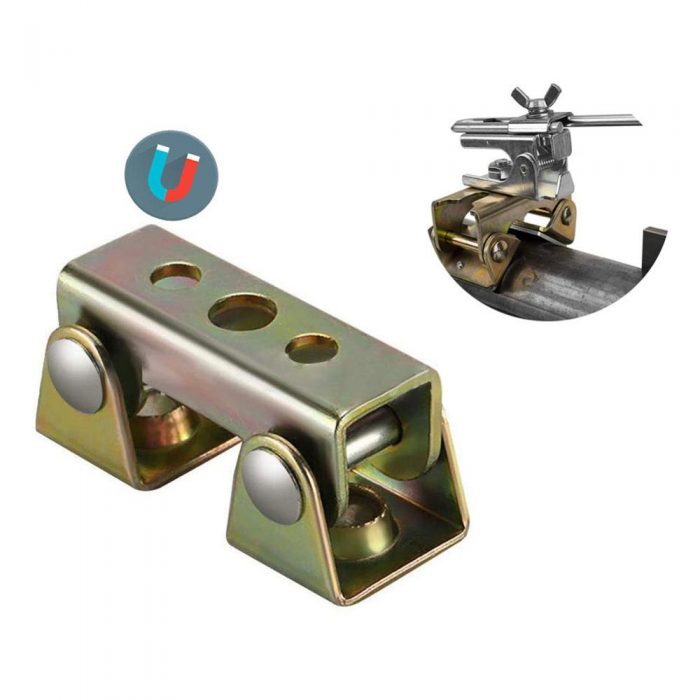 Magnetic V-type Clamps V-shaped Welding Holder Welding Fixture Adjustable Magnet V-Pads Hand Tools Metal Working Tool