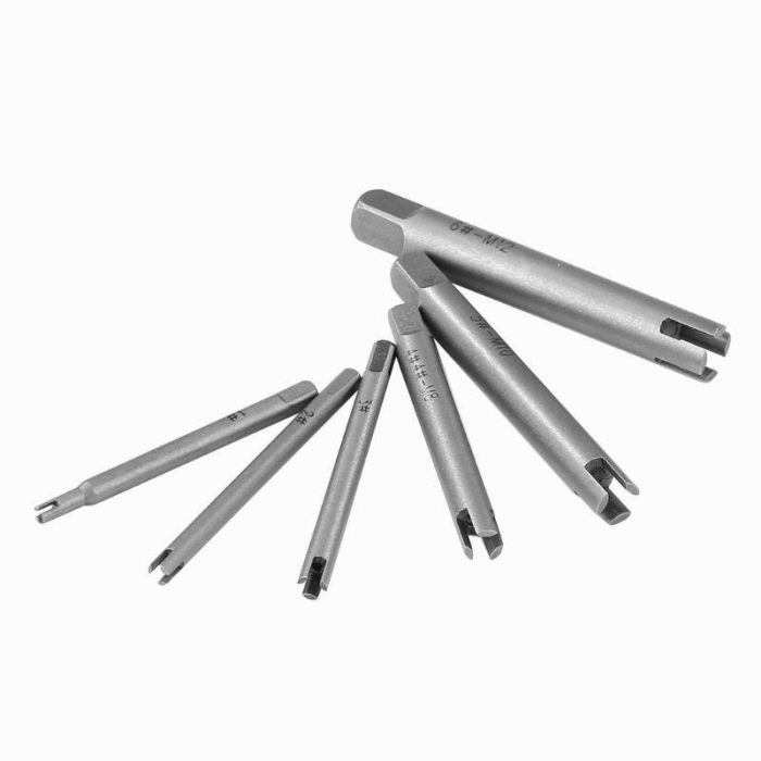 6pcs/set Remove Stripped Damaged Screw Tap Extractor Drill Bits Set Home Accessories Tools Alloy Steel Broken Head Taps