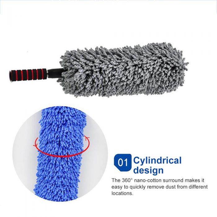 Microfiber Telescoping Car Window Furniture Dust Collector Dust Mites Static Magic Cleaning Brush Car Body Duster Cleaning Tools