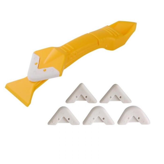 3 In 1 Silicone Remover Caulk Finisher Sealant Smooth Scraper Grout Kit Tools Household Hand Tool Accessories