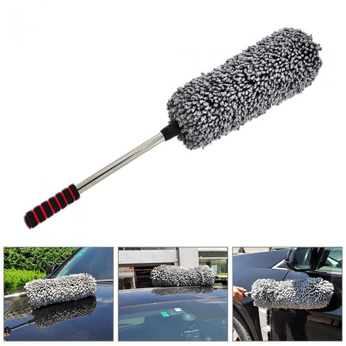 Microfiber Telescoping Car Window Furniture Dust Collector Dust Mites Static Magic Cleaning Brush Car Body Duster Cleaning Tools