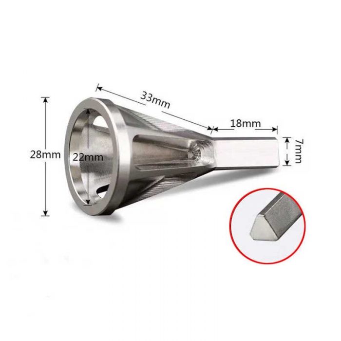 ZK30 2020 Newest Deburring External Chamfer Tool Stainless Steel Remove Burr Tools for Metal Drilling Tool Repair Damaged Bolt