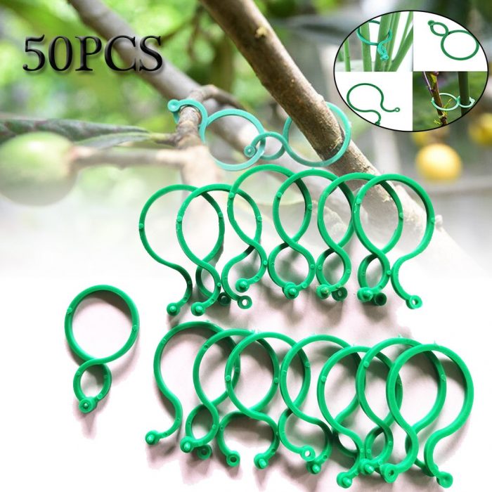 50/100Pcs Garden Clips Trellis for Vine Vegetable Tomato To Grow Upright Garden Plant Stand Tool Accessories Plant Support