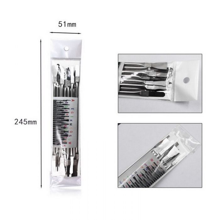 8in 1 IC Chip Repair Thin Blade Tools Set CPU Metal Remover Burin To Remove For Mobile Phone Computer CPU NAND IC Chip Repair