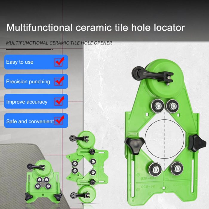 4-83mm Drill Guide Ceramic Tile Glass Locator Diamond Opening Positioning Guide Hole Clamping Range Construction Tools