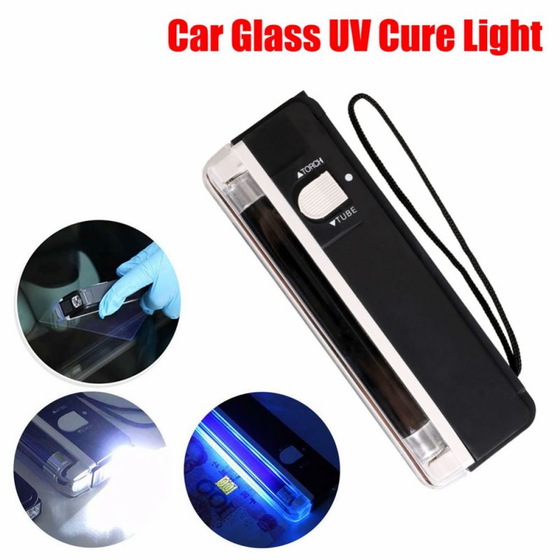 1Pcs Auto Glass UV Cure Light Car Window Resin Cured Ultraviolet UV Lamp Lighting Windshield Repair Kit Repair Tools