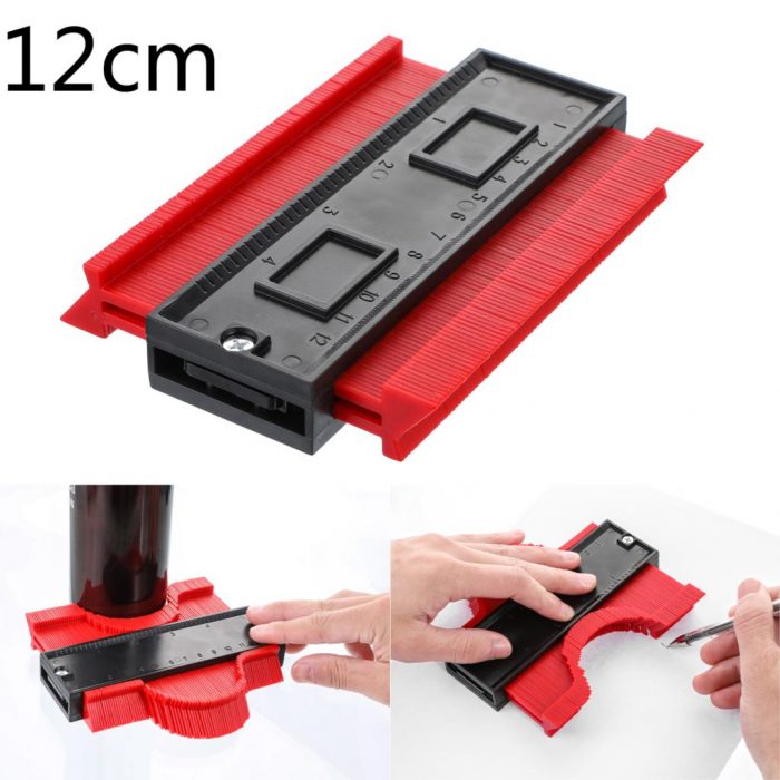 Multi-functional Contour Gauge Tools for Tiles Shaping Wood Measuring Tools Laminate Tiles Tool 12/14/25/50cm