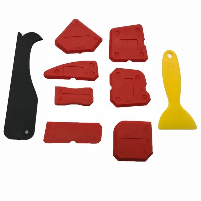 Silicone Sealant Spreader Spatula Scraper Wall Putty Knife Floor Cleaning Corner Shovel Pressure Seamer Construction Tools