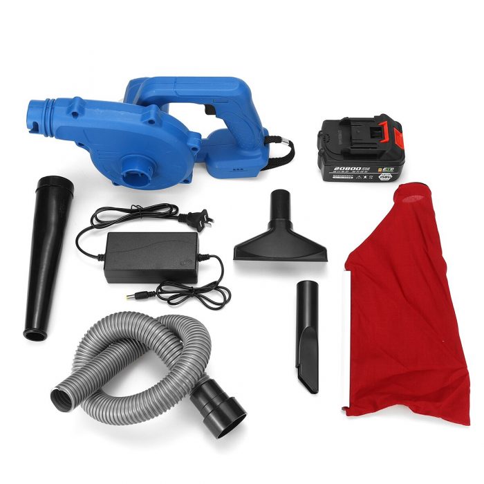 2000W Cordless Electric Air Blower Handheld Leaf Blower & Suction 20800mAh Lithium Battery Computer Dust Collector Cleaner