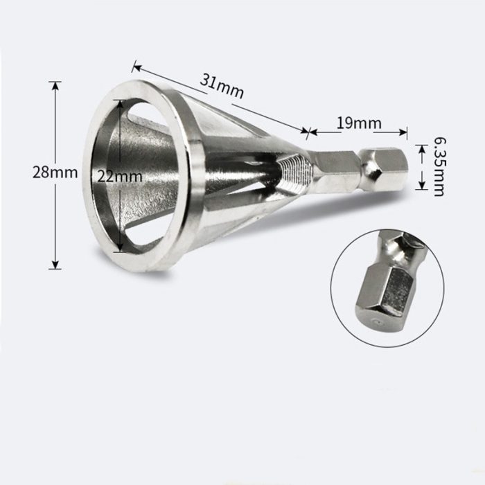 ZK30 2020 Newest Deburring External Chamfer Tool Stainless Steel Remove Burr Tools for Metal Drilling Tool Repair Damaged Bolt