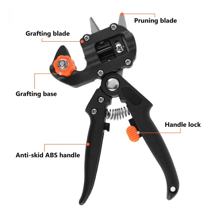 Garden Grafting Pruner Grafting Set Kit Branch Cutter Secateur Pruning Plant Shears Fruit Tree Grafting Scissors Gardening Tools