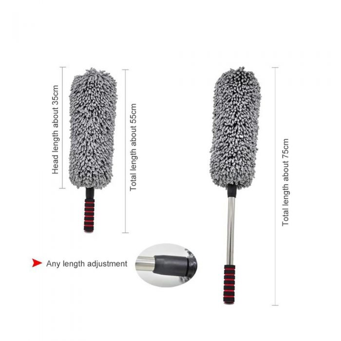 Microfiber Telescoping Car Window Furniture Dust Collector Dust Mites Static Magic Cleaning Brush Car Body Duster Cleaning Tools