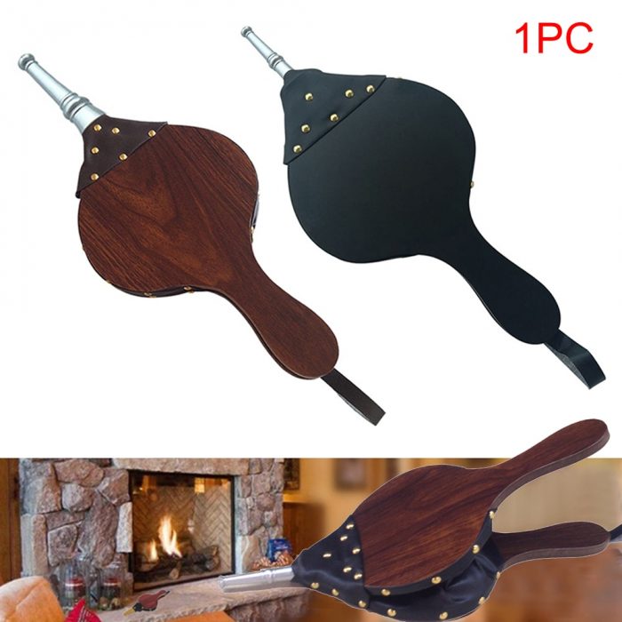 Barbecue Blowers Wooden Tools Lighter Fireside Manual Fireplace Fan Outdoor Bellows