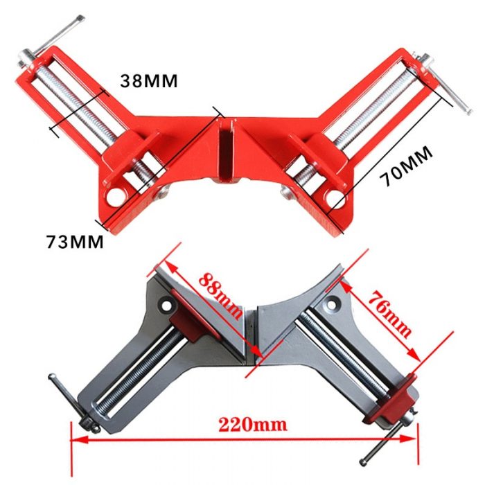 Multifunction 4inch 90 degree Right Clip Picture Frame Corner Clamp 100mm Clamps Corner Holder Woodworking Hand Tool