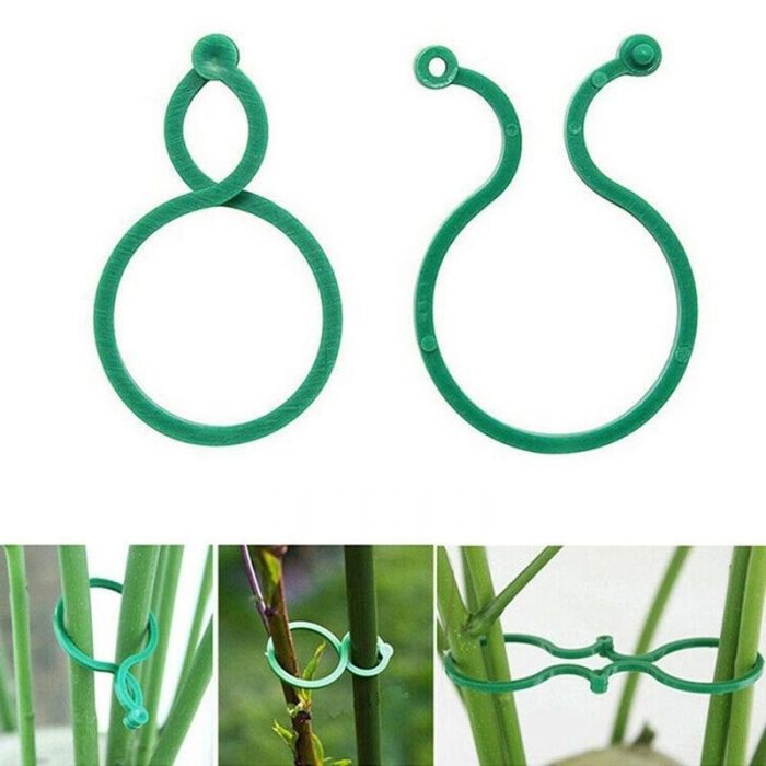 50/100Pcs Garden Clips Trellis for Vine Vegetable Tomato To Grow Upright Garden Plant Stand Tool Accessories Plant Support