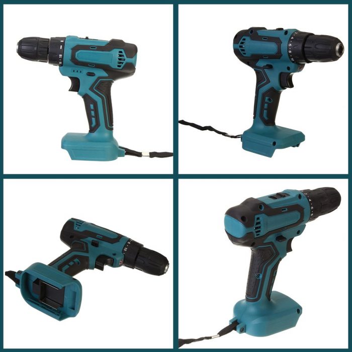 18V 10mm/13mm 90N.m Electric Drill Cordless Hand Drill Screwdriver without Rechargable Lithium-Ion Battery for Makita battery