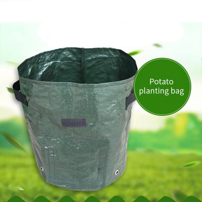 Potato Cultivation Planting Woven PE Fabric Bags Thicken Garden Pots Planters Vegetable Planting Bags Grow Bag Home Garden Tools