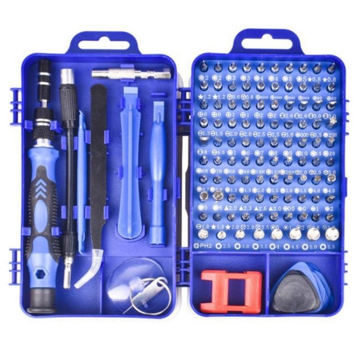 ZK40 Phone Repair Tools Kit Screwdriver Set Precision 115 In 1 Magnetic Torx Hex Bit Screw Driver Bits Insulated Multitools