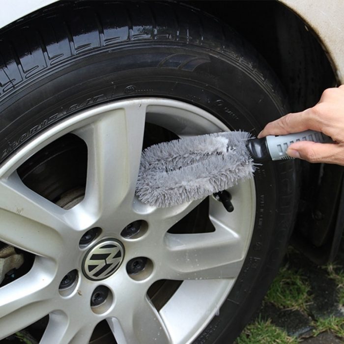 Car Wheel Cleaner Brush Detailing Brush Car Wheel Wash Brush Wheel Rims Tire Washing Brush Auto Scrub Brush Car Wash Tools New