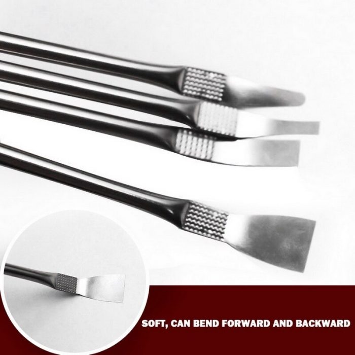 8in 1 IC Chip Repair Thin Blade Tools Set CPU Metal Remover Burin To Remove For Mobile Phone Computer CPU NAND IC Chip Repair