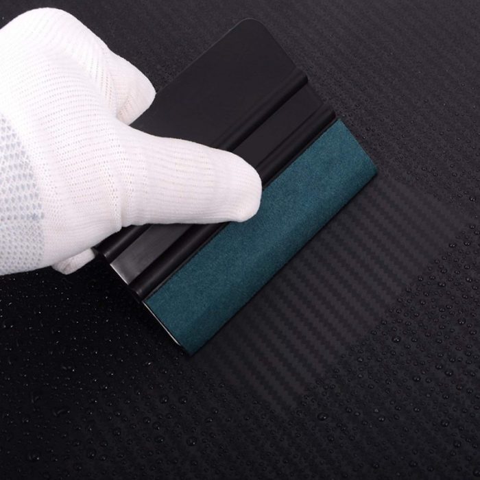 Scraper Car Window Tint Tool Magnetic Squeegee Razor Scraper Carbon Fiber Foil Tools Vinyl Wrap Film Sticker Wrapping Tool