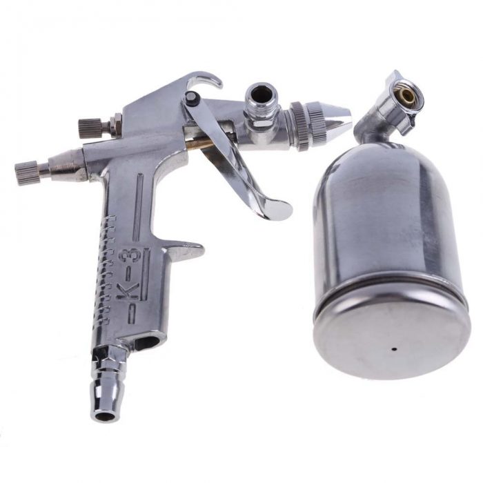 1pcs Portable Gravity Sandblasting Gun Adjustable Pneumatic Small Sandblaster Spray Durable Anti-rust Machine Set Blasting Tools