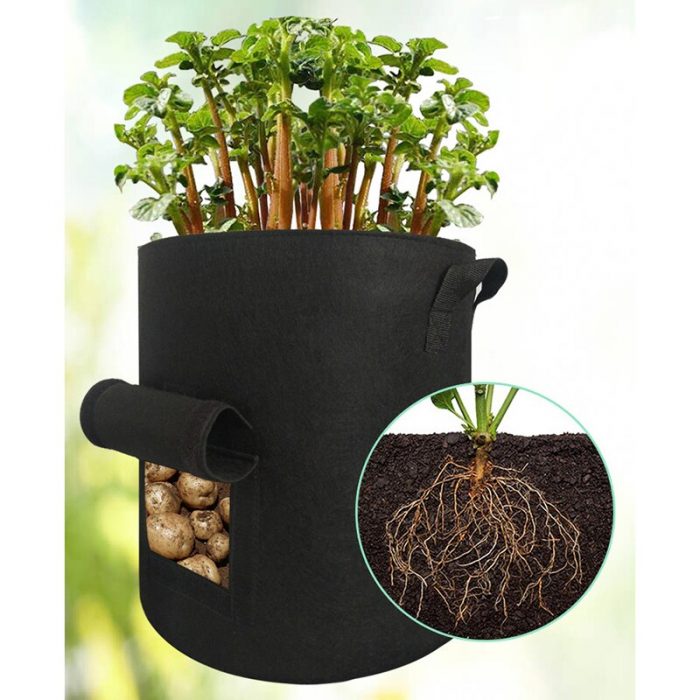 4/7/10/15 Gallon Plant Grow Bags DIY Garden Flowers Vegetables Grow Bags Potato Garden Growing Pots Planter Home Garden Tools